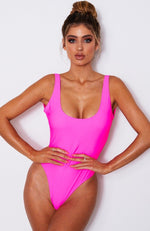 St Tropez One Piece Neon Pink