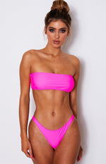 Kiki Bikini Top Neon Pink