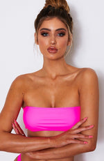 Kiki Bikini Top Neon Pink