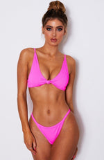 Sofia Bottoms Neon Pink Rib