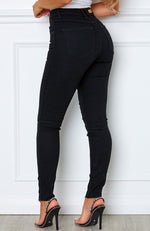 Cry Me A River Skinny Jeans Black