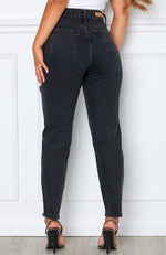 Love Stoned Boyfriend Jeans Vintage Black