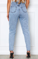 Rock Your Body Boyfriend Jeans Mid Blue