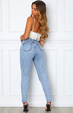 Rock Your Body Boyfriend Jeans Mid Blue