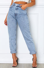 Rock Your Body Boyfriend Jeans Mid Blue