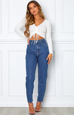 Rock Your Body Boyfriend Jeans Dark Blue