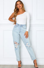 Piece Of Me Boyfriend Jeans Light Blue