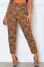 Drive Me Crazy Cropped Jeans Leopard