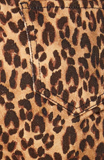 Drive Me Crazy Cropped Jeans Leopard