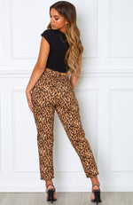 Drive Me Crazy Cropped Jeans Leopard