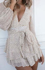 Golden Hour Playsuit Beige Speckle