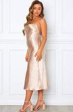 Emilia Midi Dress Champagne