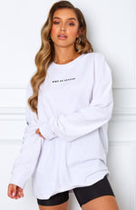 Double Take Long Sleeve Tee White