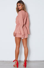 Dream Of Me Playsuit Spot On Peach