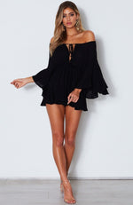 Summer Dreams Romper Black