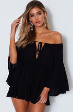 Summer Dreams Romper Black