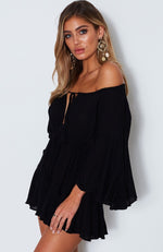 Summer Dreams Romper Black