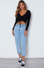 Perri Crop Black