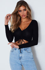 Perri Crop Black