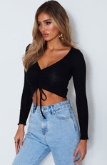 Perri Crop Black