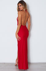 Take Me Back Maxi Dress Red