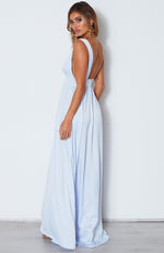 Time Is Up Maxi Dress Baby Blue