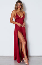 Run Free Maxi Dress Wine