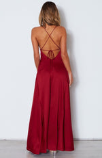 Run Free Maxi Dress Wine