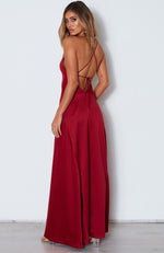 Run Free Maxi Dress Wine