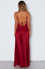 Run Free Maxi Dress Wine