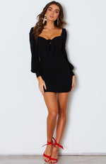 After Dark Mini Dress Black