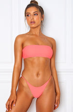 Kiki Bikini Top Neon Peach