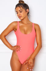 St Tropez One Piece Neon Peach