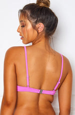 Hacienda Bikini Top Orchid Rib