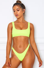 Del Marcos Bottoms Neon Yellow Rib