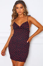 Mila Mini Dress Black Print