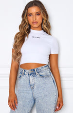 Down To Basics Crop White