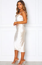 Midsummer Madness Midi Dress Champagne