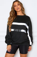 Flash On Sweater Black