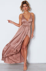 Akela Maxi Dress Bronze