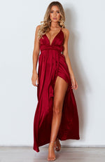 Akela Maxi Dress Wine