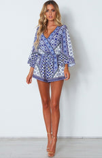 Adilah Playsuit Medina Blue