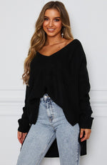 Soft Black Knit