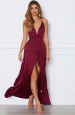 Akela Maxi Dress Merlot