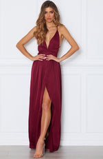 Akela Maxi Dress Merlot