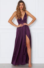 Akela Maxi Dress Plum