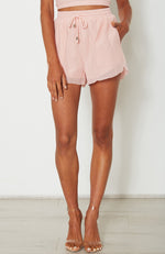 Blaze Mesh Shorts Dusty Pink