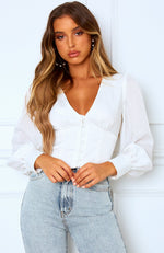 Mariella Crop White