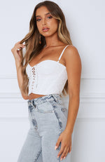 Forever Muse Crop White