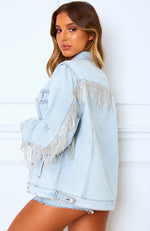 Royalty Denim Jacket Washed Blue Denim